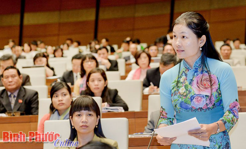 Hơn 30 lượt &yacute; kiến ph&aacute;t biểu của đo&agrave;n B&igrave;nh Phước tại kỳ họp thứ 2, Quốc hội kh&oacute;a XIV