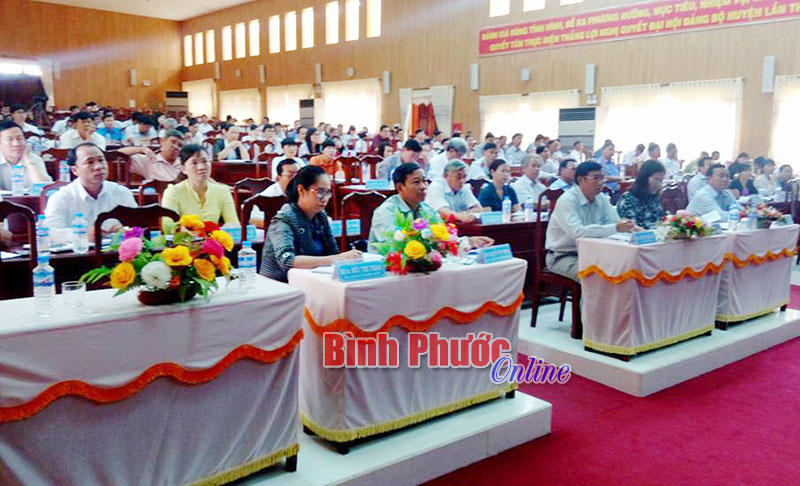 Huyện ủy B&ugrave; Đốp tiếp tục triển khai 2 chương tr&igrave;nh đột ph&aacute;