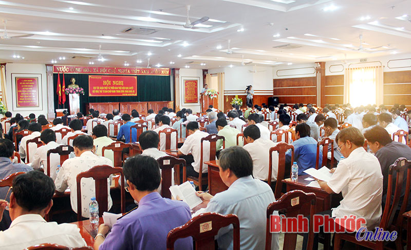 Huyện ủy B&ugrave; Gia Mập qu&aacute;n triệt Nghị quyết Trung ương 4 kh&oacute;a XII