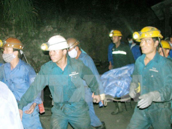 Tìm thấy nạn nhân trong vụ bục túi nước hầm lò ở Công ty Than Núi Béo 