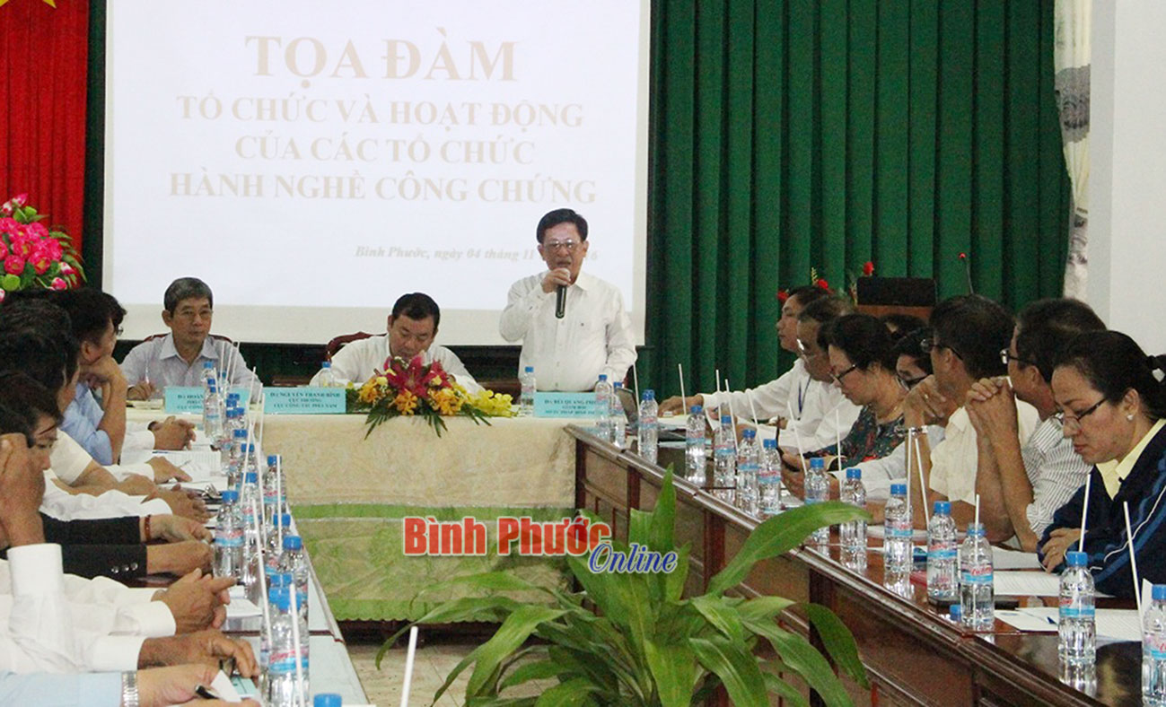 Bình Phước có 25 tổ chức hành nghề công chứng