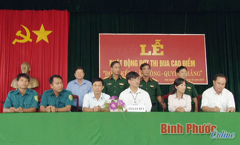 Hớn Quản ph&aacute;t động đợt thi đua cao điểm kỷ niệm 70 năm Ng&agrave;y to&agrave;n quốc kh&aacute;ng chiến