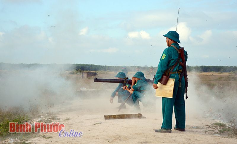 LLVT tỉnh ho&agrave;n th&agrave;nh diễn tập c&oacute; bắn đạn thật năm 2016