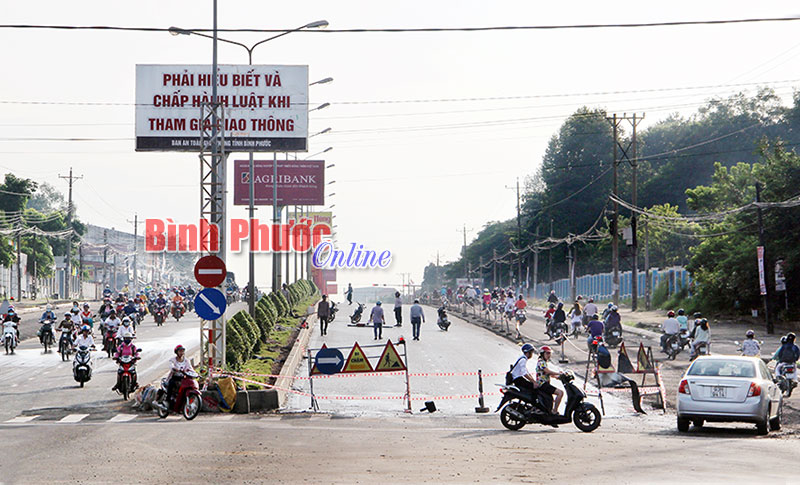 Giải quyết vướng mắc thi công đường Hồ Chí Minh đoạn qua Bình Phước