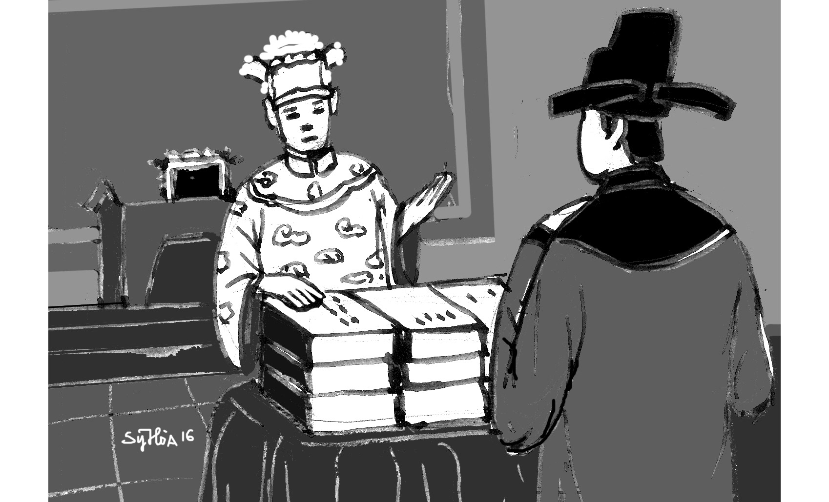 Người xưa đi sứ