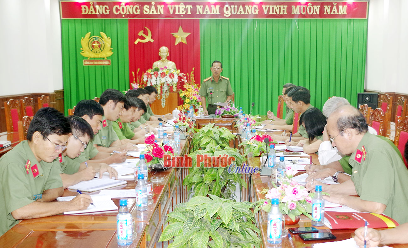 9 tháng đầu năm 2016, trong Công an tỉnh Bình Phước chưa phát hiện tham nhũng