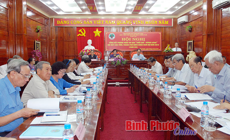 Tổng kết phong tr&agrave;o &ldquo;Tuổi cao - gương s&aacute;ng&rdquo; cụm miền Đ&ocirc;ng Nam bộ