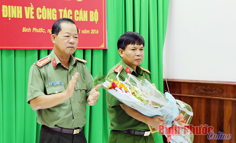 Đại t&aacute; Dương Văn Đức được điều động l&agrave;m Trưởng ph&ograve;ng Hậu cần kỹ thuật C&ocirc;ng an tỉnh