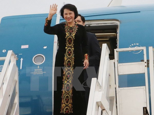 Chủ tịch Quốc hội kết th&uacute;c tốt đẹp chuyến thăm nước ngo&agrave;i đầu ti&ecirc;n