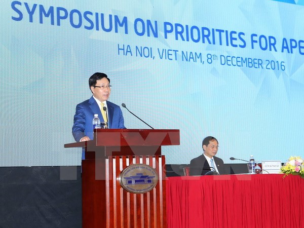 Gợi mở nhiều &yacute; tưởng tăng cường hợp t&aacute;c APEC trong năm 2017