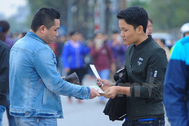 Vé “chợ đen” trận Việt Nam-Indonesia chạm mốc 1,2 triệu đồng/vé