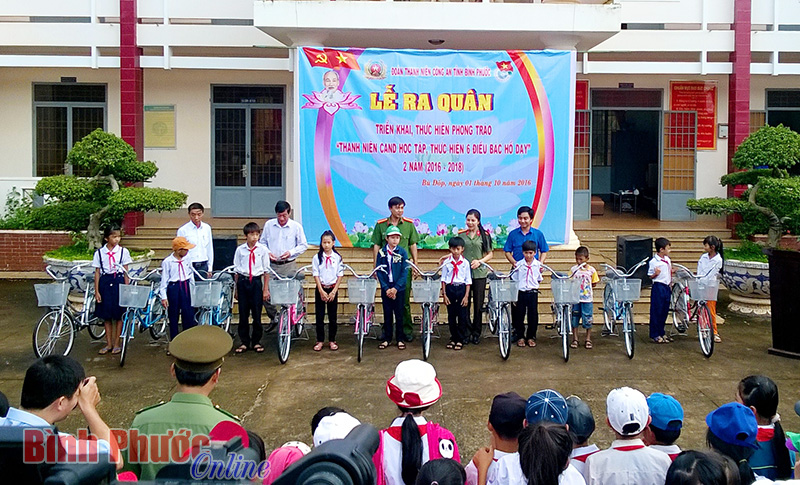 Ra quân “Thanh niên Công an Nhân dân thực hiện 6 lời Bác Hồ dạy”