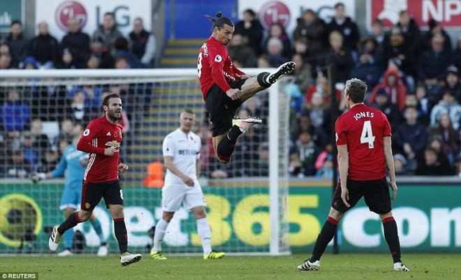 Ibrahimovic lập cú đúp, M.U chấm dứt chuỗi trận gây thất vọng