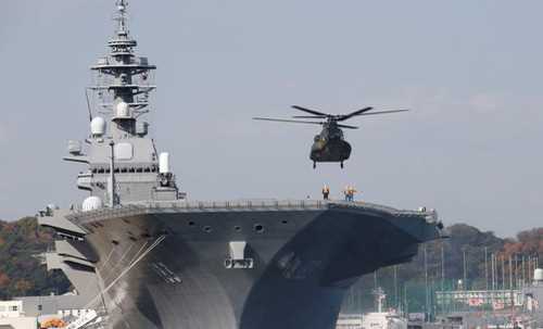 Chiến hạm lớn nhất của Nhật có thể sắp đi qua biển Đông