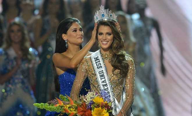 Hoa hậu Ph&aacute;p Iris Mittenaere gi&agrave;nh vương miện Hoa hậu Ho&agrave;n vũ