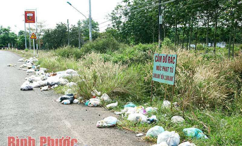  R&aacute;c lấn nghĩa trang v&agrave; đường