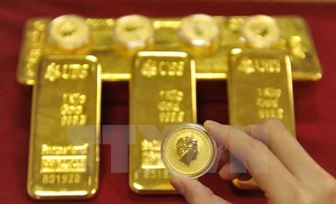 Giá vàng châu Á giảm sau cuộc gặp thượng đỉnh Mỹ-Nhật Bản