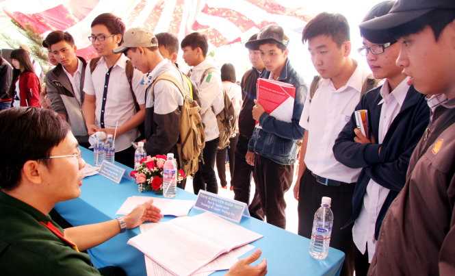 Chỉ được đăng ký một nguyện vọng cao nhất vào trường quân đội