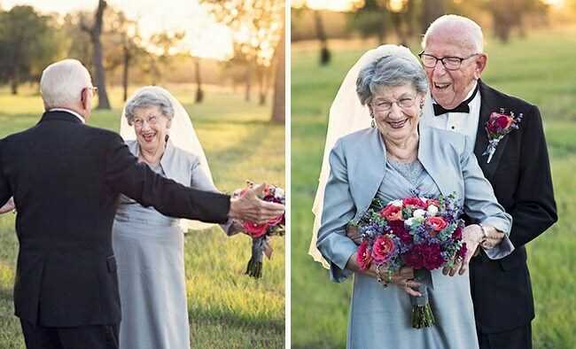 Cặp đ&ocirc;i U90 v&agrave; bộ h&igrave;nh cưới cảm động sau 70 năm chờ đợi