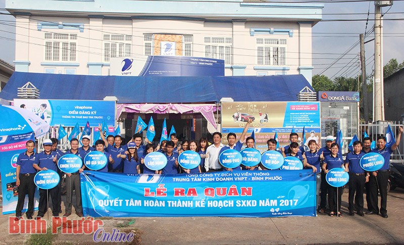 VNPT Bình Phước ra quân bán hàng năm 2017