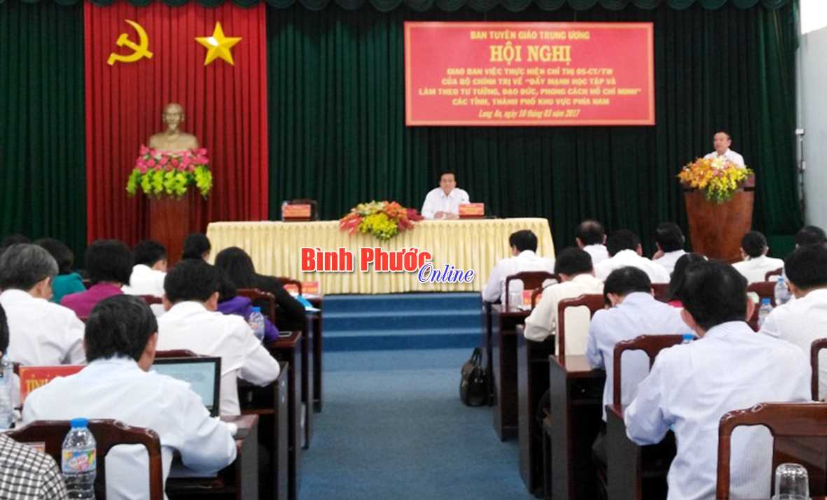 Giao ban thực hiện Chỉ thị 05-CT/TW khu vực ph&iacute;a Nam