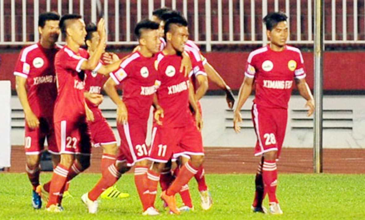 Vòng 4 giải bóng đá hạng nhất quốc gia Sứ Thiên Thanh 2017: Bình Phước thua Tây Ninh 1-2