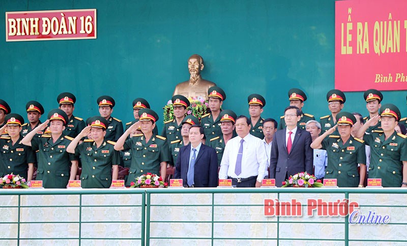 Binh đo&agrave;n 16 ra qu&acirc;n thực hiện nhiệm vụ 2017
