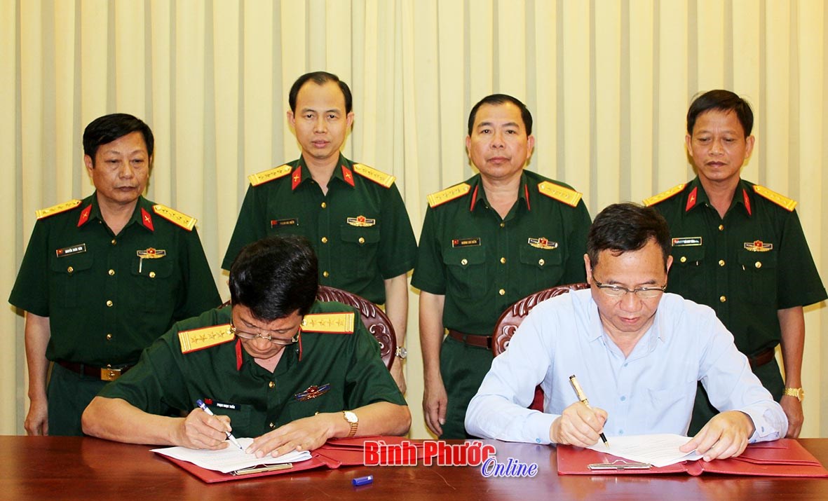 Binh đoàn 16 ký kết hợp tác sản xuất và tiêu thụ sản phẩm nông nghiệp