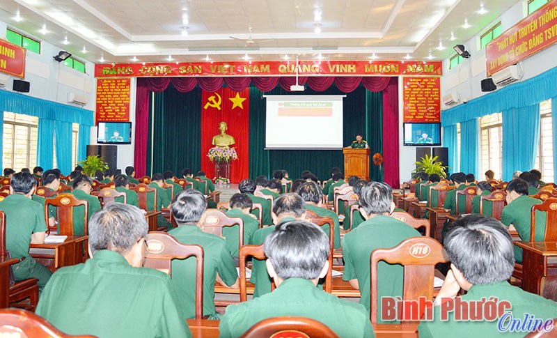 Bộ CHQS tỉnh qu&aacute;n triệt Nghị quyết Trung ương 4 v&agrave; Chỉ thị 05 của Bộ Ch&iacute;nh trị kh&oacute;a XII