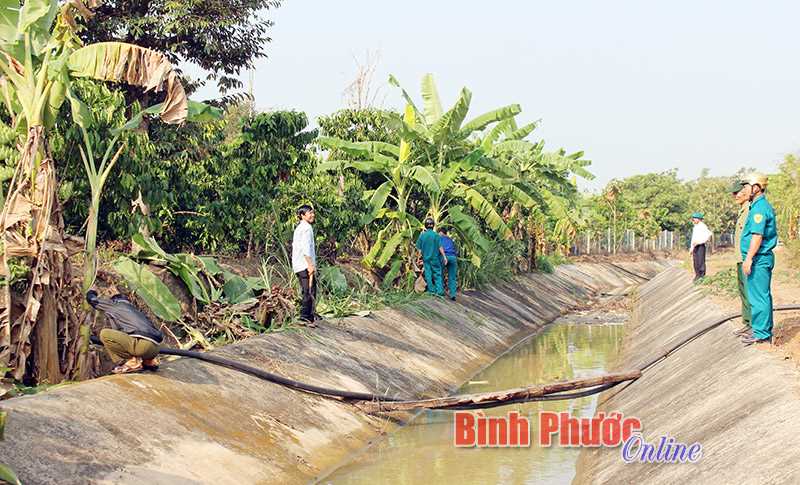 Vận hành thử kênh thủy lợi trước khi bàn giao