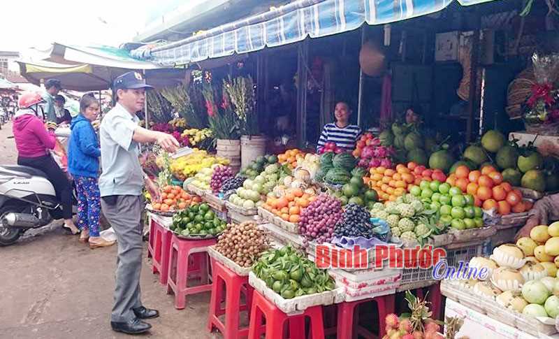 Sẽ chặn xe ra vào chợ Đồng Xoài dịp tết Đinh Dậu