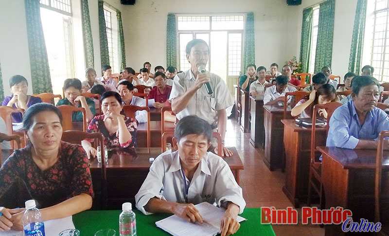 Đại biểu HĐND tỉnh, huyện tiếp x&uacute;c cử tri hai x&atilde; Phước Sơn, Đo&agrave;n Kết