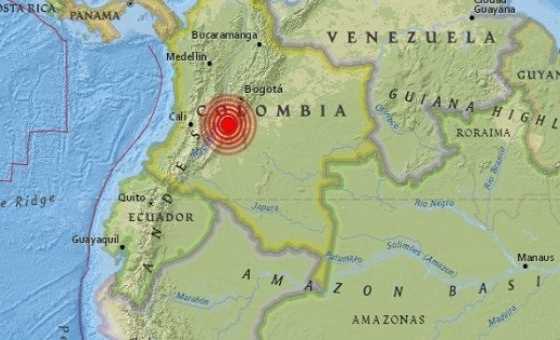Động đất lớn làm rung chuyển nhiều thành phố của Colombia