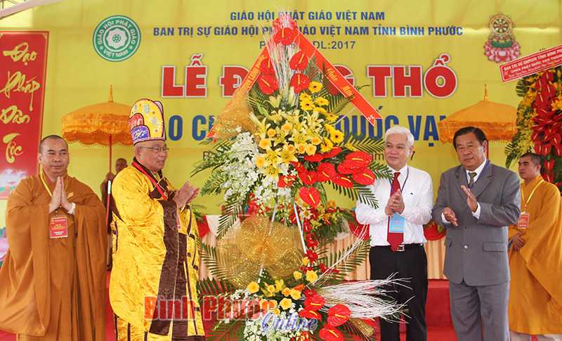 Động thổ x&acirc;y dựng ch&ugrave;a Phật Quốc Vạn Th&agrave;nh