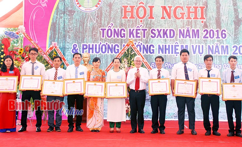 Cao su B&igrave;nh Phước phấn đấu nộp ng&acirc;n s&aacute;ch hơn 7,9 tỷ đồng 