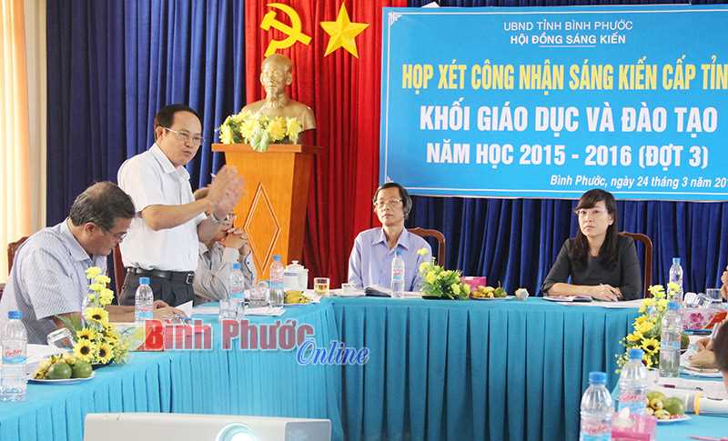 Công nhận 18 sáng kiến cấp tỉnh khối giáo dục và đào tạo đợt 3
