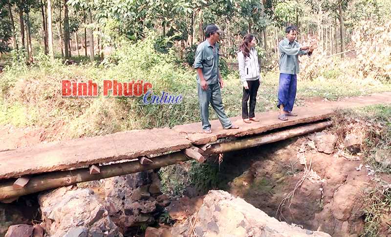 H&agrave;ng trăm hộ d&acirc;n x&atilde; An Khương mong được x&acirc;y cầu