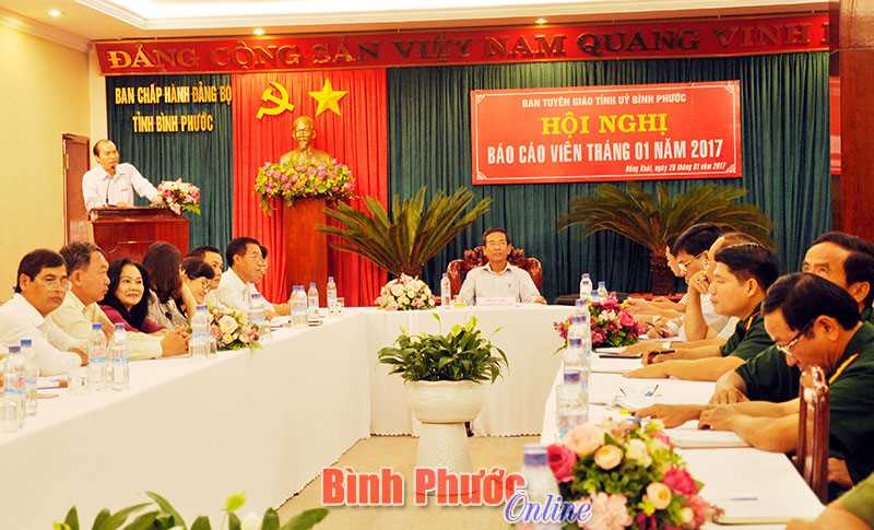 Hội nghị b&aacute;o c&aacute;o vi&ecirc;n th&aacute;ng 1-2017