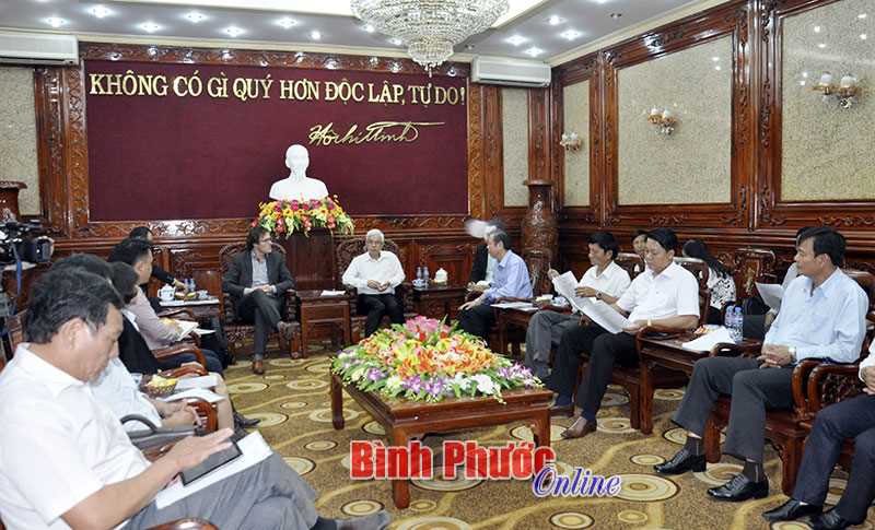 Tổ chức Nông nghiệp Hà Lan tìm cơ hội hợp tác tại Bình Phước