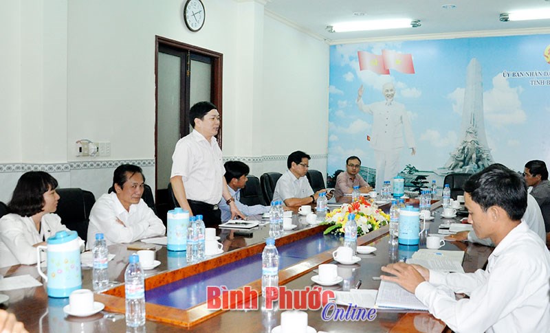 Liên minh HTX Việt Nam khảo sát các HTX Bình Phước