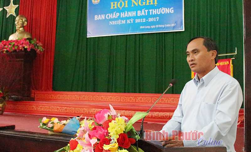 C&ocirc;ng đo&agrave;n cao su B&igrave;nh Long kiện to&agrave;n nh&acirc;n sự chủ chốt nhiệm kỳ 2012-2017