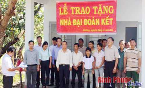 Năm 2016, Bù Đăng có 433 hộ thoát nghèo