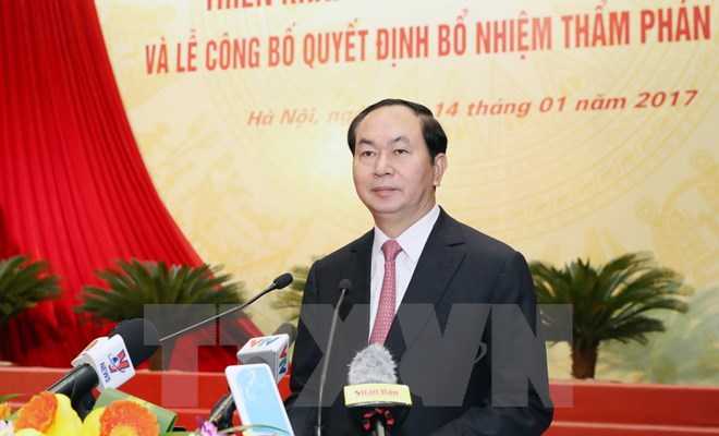 Chủ tịch nước: X&eacute;t xử nghi&ecirc;m minh c&aacute;c vụ &aacute;n kinh tế, tham nhũng