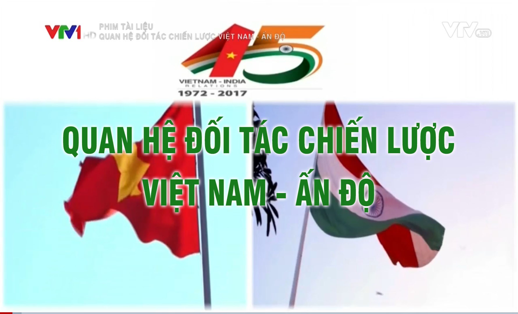 Phim tài liệu: Quan hệ đối tác chiến lược Việt Nam và Ấn Độ