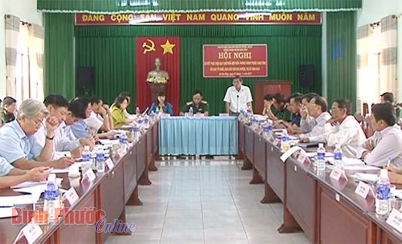 Sơ kết phối hợp thực hiện c&ocirc;ng t&aacute;c đảng, d&acirc;n vận