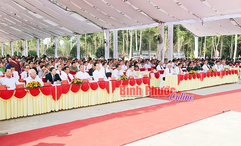 Lễ kh&aacute;nh th&agrave;nh giai đoạn I Dự &aacute;n Di t&iacute;ch T&agrave; Thiết v&agrave; họp mặt kỷ niệm 42 năm Ng&agrave;y giải ph&oacute;ng tỉnh B&igrave;nh Phước