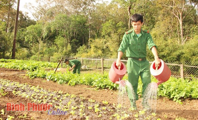 Bộ đội biên phòng Bình Phước đảm bảo nguồn thực phẩm trong những ngày tết