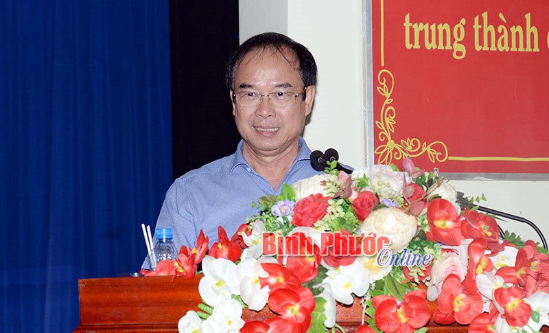 Thị ủy B&igrave;nh Long tổ chức hội nghị th&ocirc;ng tin thời sự qu&yacute; I năm 2017