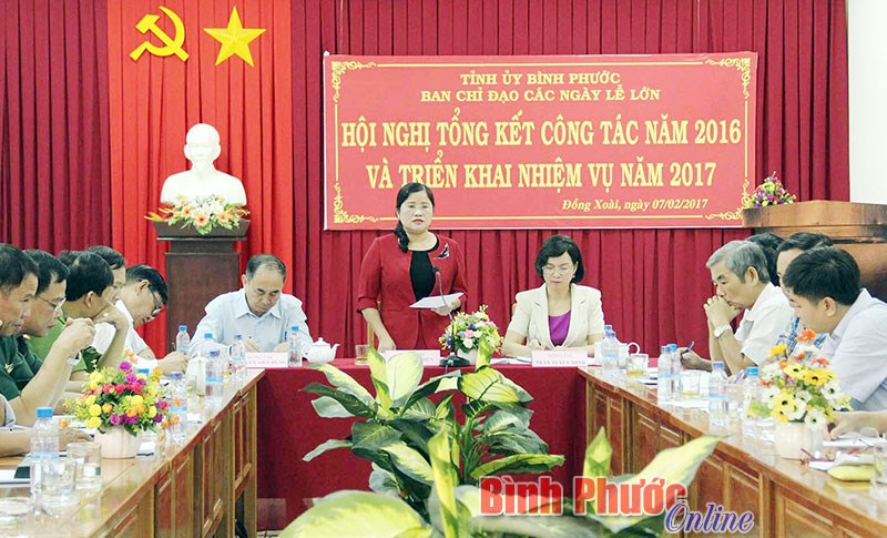 Tổ chức c&aacute;c hoạt động kỷ niệm trong năm 2017 trang trọng, tiết kiệm, đảm bảo chất lượng