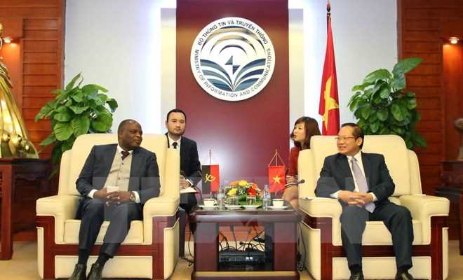Việt Nam-Angola hợp t&aacute;c đầu tư viễn th&ocirc;ng v&agrave; c&ocirc;ng nghệ th&ocirc;ng tin